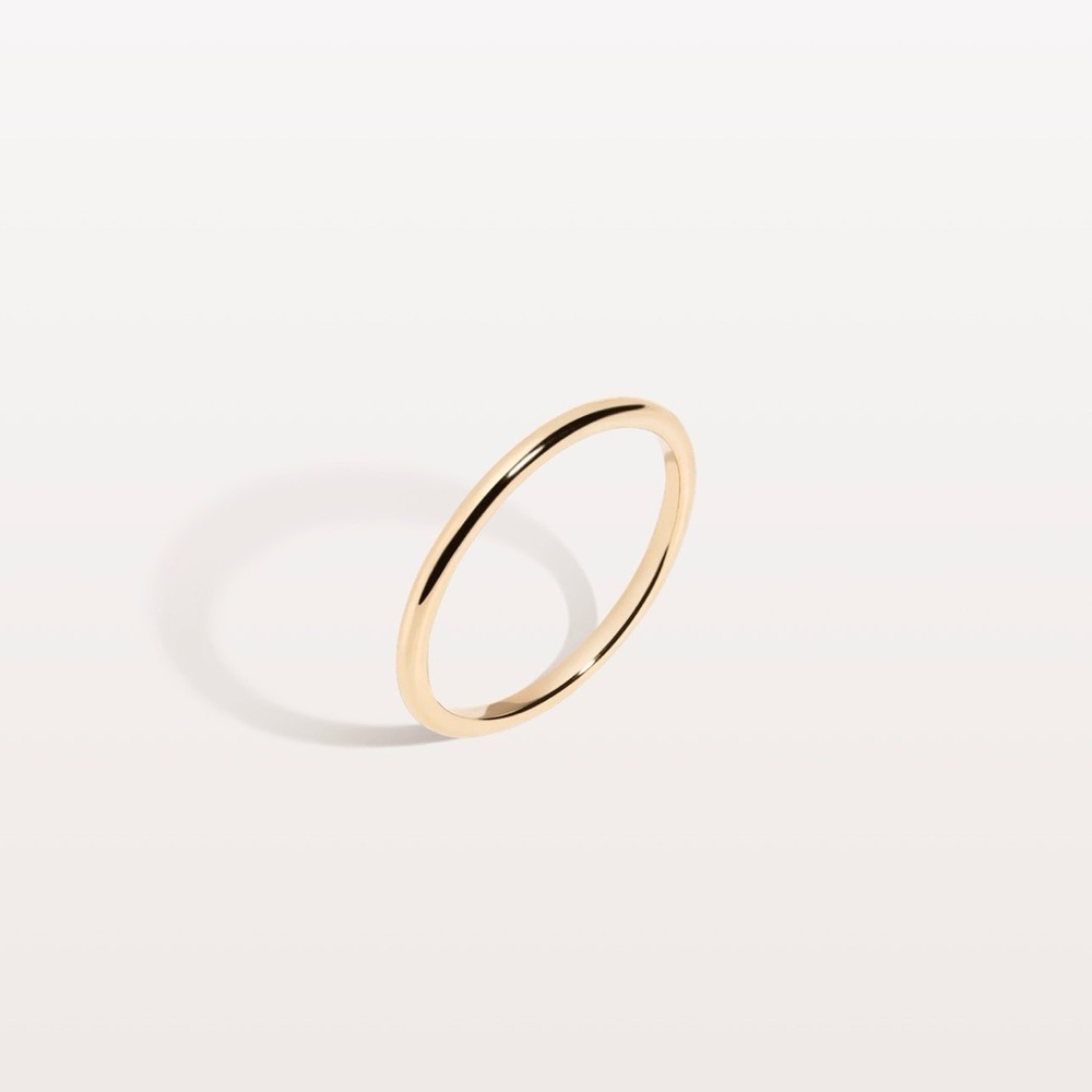 Aurate Gold Stackable Ring - image 1